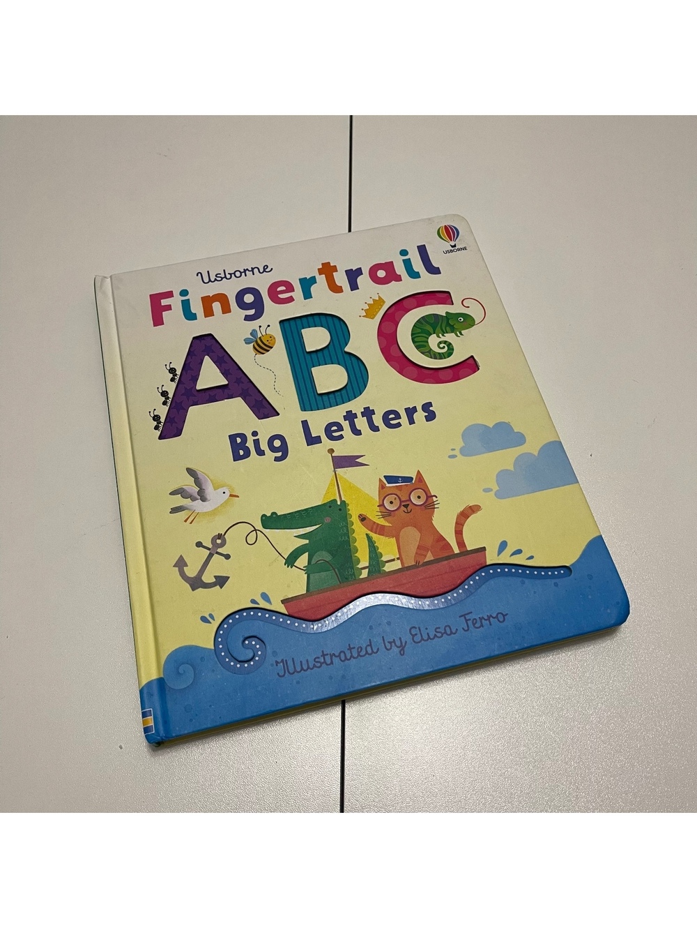 Usbourne Fingertrail ABC Big Letters Kids Learning Educational Book
